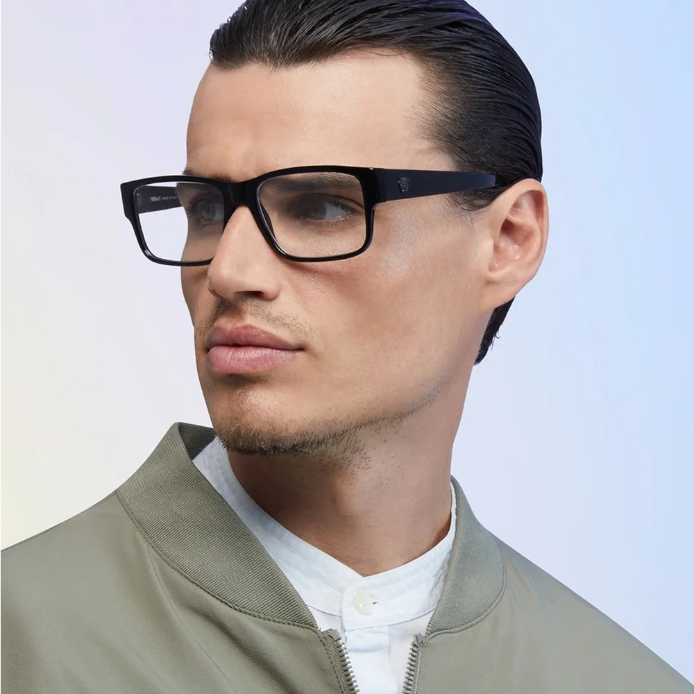 Versace Glossy Black Eyewear - Picture 3 of 3